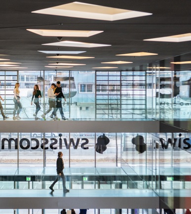 Grossraumbüro von Swisscom